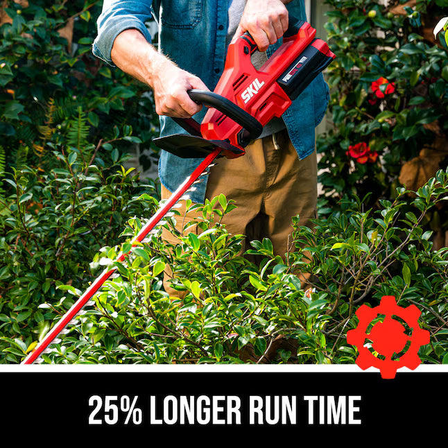 SKIL PWR CORE 40 40-volt 24-in Battery Hedge Trimmer 2.5 Ah Battery Included , Charger Included [FBM-152]