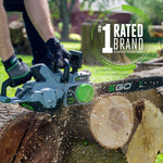 EGO POWER+ 56-volt 18-in Battery 4 Ah Chainsaw Battery Included Charger Included