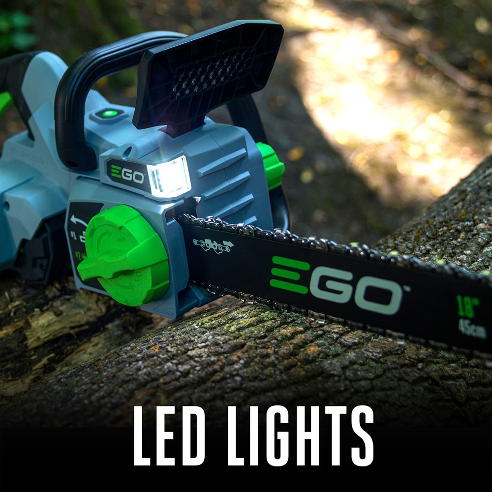 EGO POWER+ 56-volt 18-in Battery 4 Ah Chainsaw Battery Included Charger Included