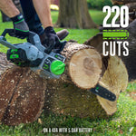 EGO POWER+ 56-volt 18-in Battery 4 Ah Chainsaw Battery Included Charger Included
