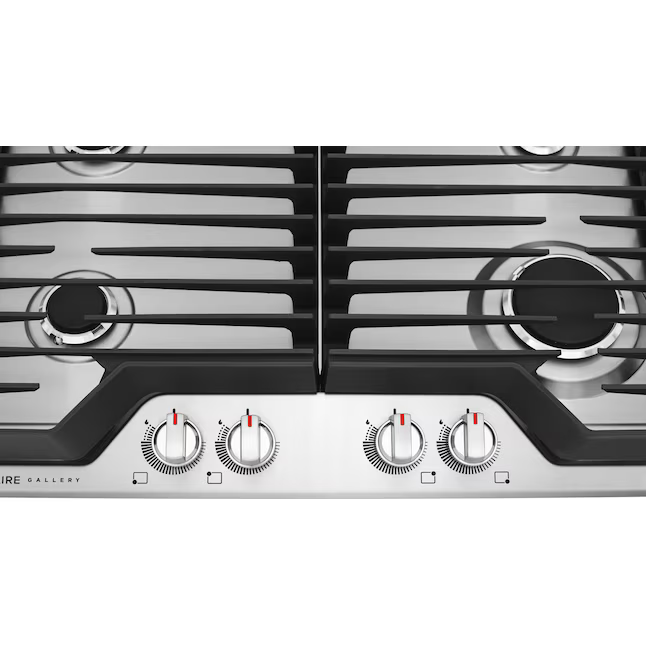 Frigidaire Gallery 30-in 4 burners Stainless Steel Gas Cooktop, GCCG3046AS *JR2510, Retail: $1,099.00, FINAL PRICE: $599.99 + TAX