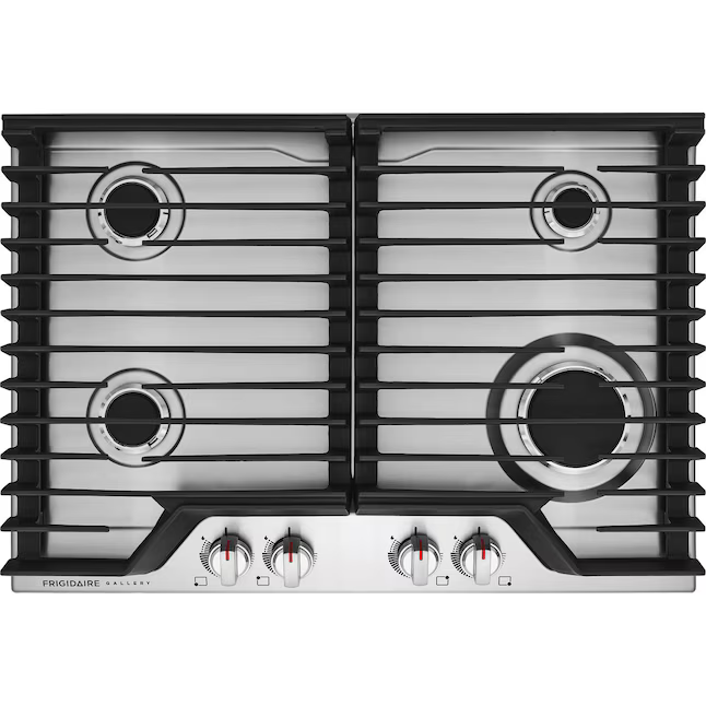 Frigidaire Gallery 30-in 4 burners Stainless Steel Gas Cooktop, GCCG3046AS *JR2510, Retail: $1,099.00, FINAL PRICE: $599.99 + TAX