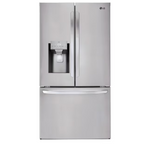 LG Standard-Depth 27.7-cu ft 3 -Door 36-in Wide with Ice Maker ( Printproof Stainless Steel ) ENERGY STAR Certified