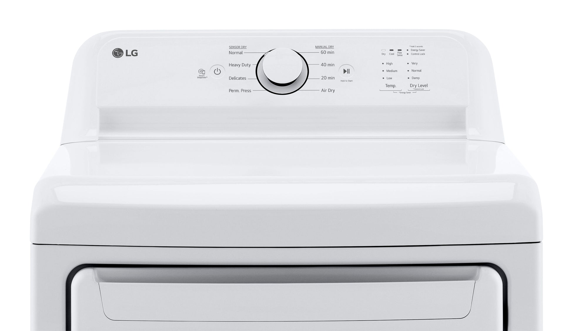 LG 7.3-cu ft Vented Electric Dryer ( White )