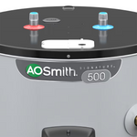 A.O. Smith Signature 300 50-Gallons Short 5500-watt Double Element Grid Capable Smart Electric Water Heater with Leak Detection, EEA9-50R55DV 100 *HD2509, Retail: $849.00, FINAL PRICE: $499.99 + TAX