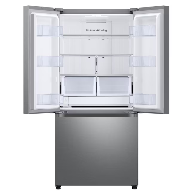 Samsung 24.5-cu ft Smart French Door Refrigerator with Ice Maker (Stainless Steel) ENERGY STAR