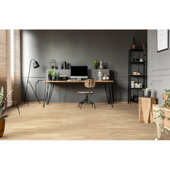 Alpine Reserve Maui Honey 8-in x 32-in Matte Porcelain Wood Look Floor and Wall Tile, 8.3 mm, 7 pcs, 46 lbs, 11.97 sf, 27MA03PC #5110498 *JR2510, Retail: $2.39/sf, $28.61/box, FINAL PRICE: $1.39/sf, $16.64/bx + TAX