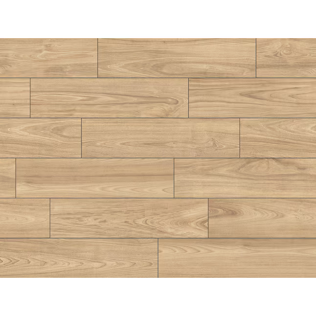 Alpine Reserve Maui Honey 8-in x 32-in Matte Porcelain Wood Look Floor and Wall Tile, 8.3 mm, 7 pcs, 46 lbs, 11.97 sf, 27MA03PC #5110498 *JR2510, Retail: $2.39/sf, $28.61/box, FINAL PRICE: $1.39/sf, $16.64/bx + TAX