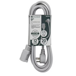 Utilitech 9-ft 12/3 3 Prong Gray Indoor SPT-3 Heavy Duty General Extension Cord, UT680609  51659 *HD2409, Retail: $26.98, FINAL PRICE: $15.99 + TAX