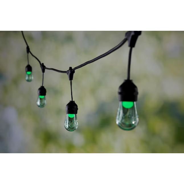 Harbor Breeze 24-ft Plug-in Black/multi Outdoor String Light with 12 Color changing -Light LED Novelty Bulbs, RETAIL: $54.98, FINAL PRICE: $29.99 + TAX