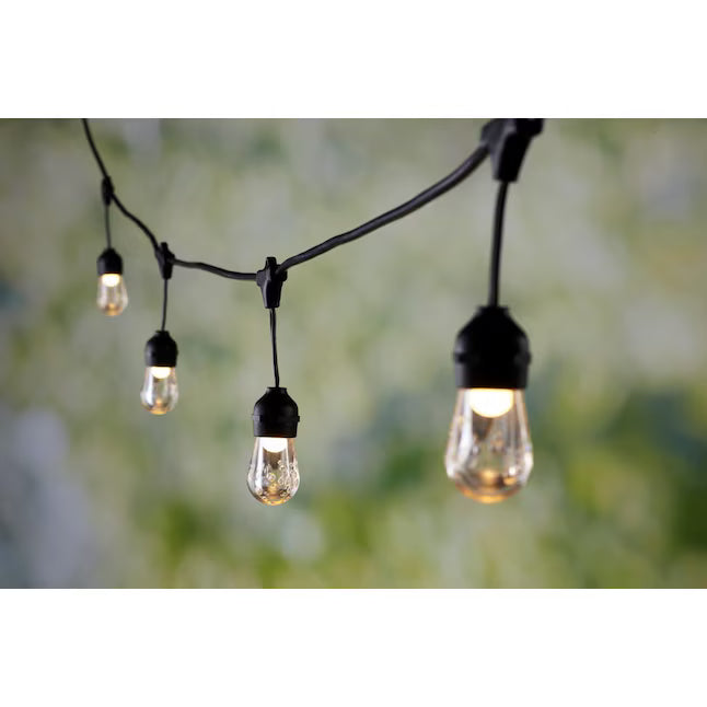 Harbor Breeze 24-ft Plug-in Black/multi Outdoor String Light with 12 Color changing -Light LED Novelty Bulbs, RETAIL: $54.98, FINAL PRICE: $29.99 + TAX