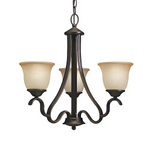 Portfolio Llana 3-Light Black Bronze Traditional Dry Rated Chandelier, 34349 0261860, CLEARANCE PRICE: $19.99 + TAX