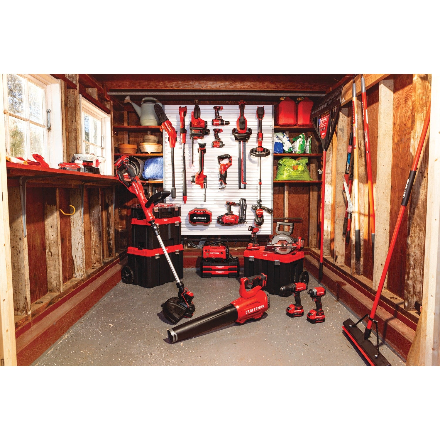 CRAFTSMAN V20 20-volt max 13.0-in Straight Shaft Battery String Trimmer Edger Conversion Capable 2 Ah (Battery Included) (Charger Included) [FBM-153]