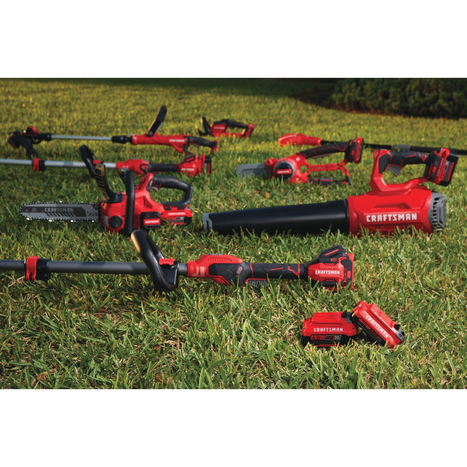 CRAFTSMAN V20 20-volt max 8.0-in 4 Ah Battery Pole Saw Battery Included , Charger Included