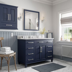 Alpine Reserve Brookview 28-in x 30-in Royal Navy Bathroom Vanity Mirror, 1789MR-28-323, FINAL PRICE: $49.99 + Tax