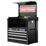 CRAFTSMAN 2000 Series 26.68-in W x 24.7-in H x 16.32-in D 4 -Drawer Steel Tool Chest ( Black )