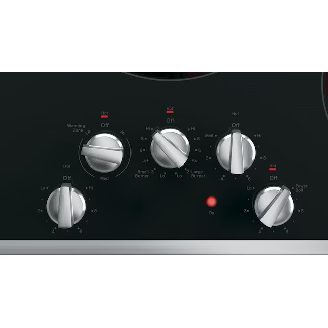 GE 36-in 5 burners Smooth Surface (Radiant) Stainless Steel Electric Cooktop, JP3036SLSS *JR2507, Retail: $1,399.00, FINAL PRICE: $649.99 + TAX