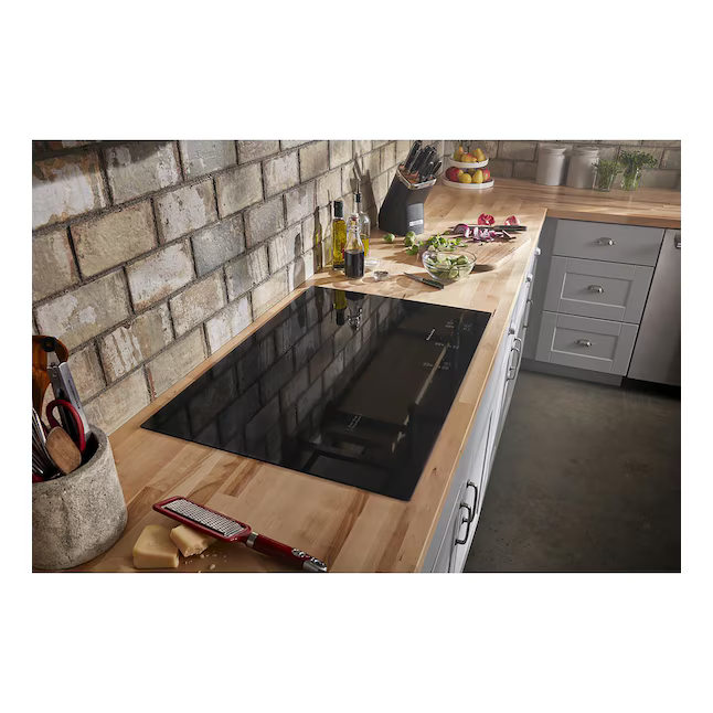 KitchenAid 30-in 5 burners Smooth Surface (Radiant) Black Electric Cooktop, KCES950KBL/01 *HD2507, Retail: $1,849.00, FINAL PRICE: $899.99 + TAX
