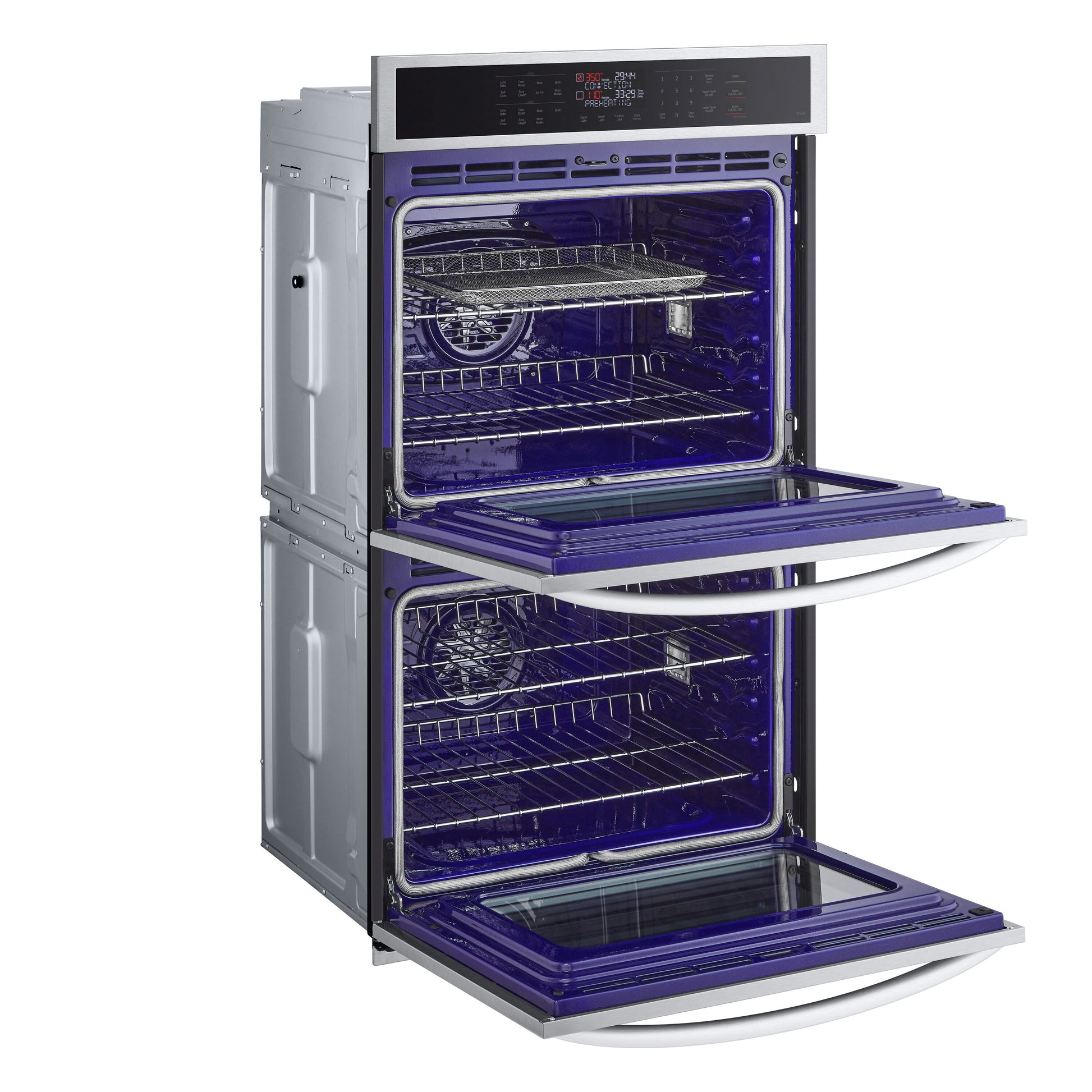 LG 30 inch Double Electric Wall Oven with Air Fry Self-cleaning ( PrintProof Stainless Steel )