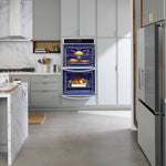 LG 30 inch Double Electric Wall Oven with Air Fry Self-cleaning ( PrintProof Stainless Steel )