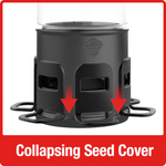 Nature's Way - Squirrel Shield Steel Hanging Squirrel-resistant Tube Bird Feeder - 5.5-lbs, SPTUB-2   5214461 *JR2410 [FB193], Retail: $49.99, FINAL PRICE: $25.99 + TAX