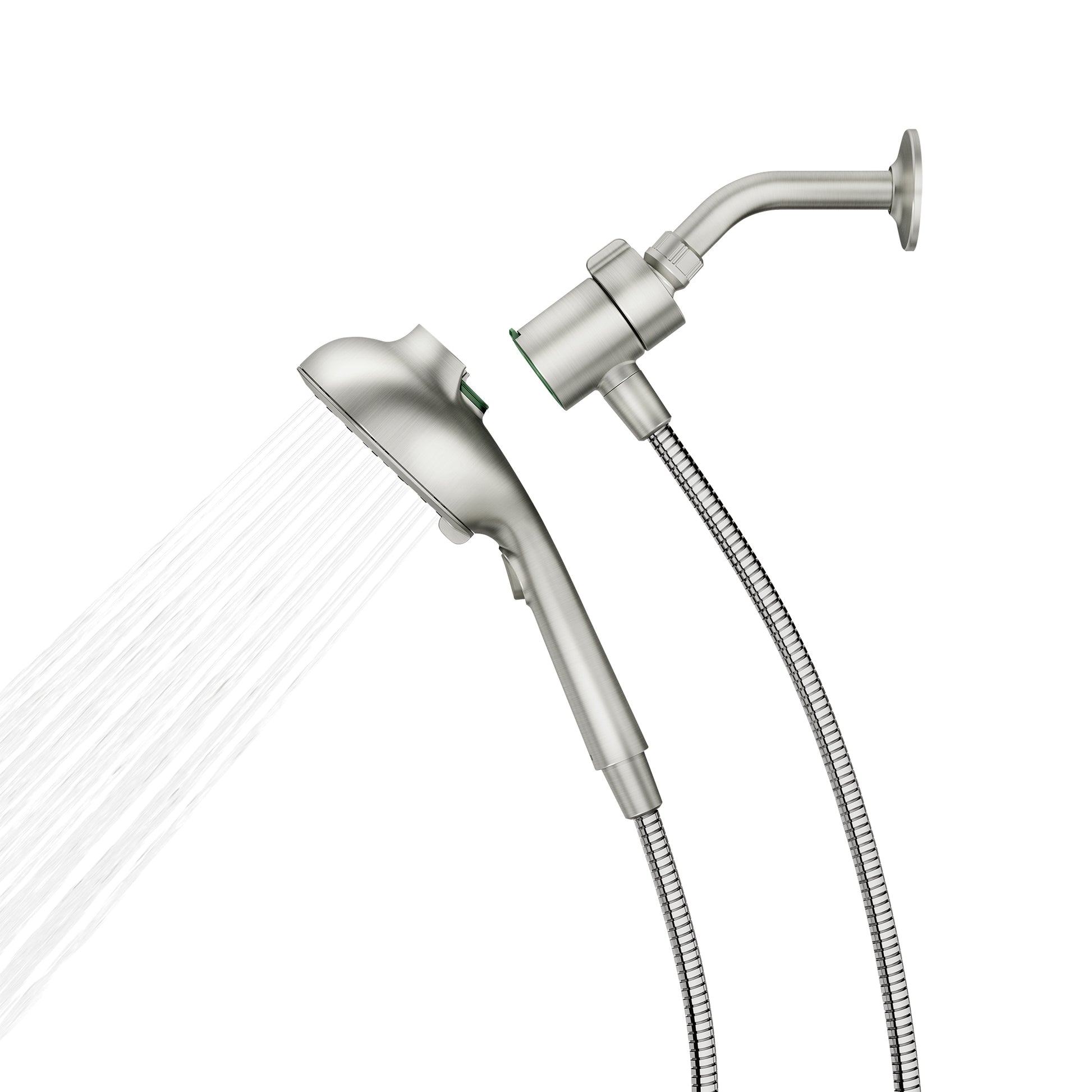 Moen Verso 8.0 -Spray Spot Resist Brushed Nickel Handheld Shower Head 1.75 GPM, RETAIL: $64.98, FINAL PRICE: $39.99 + TAX
