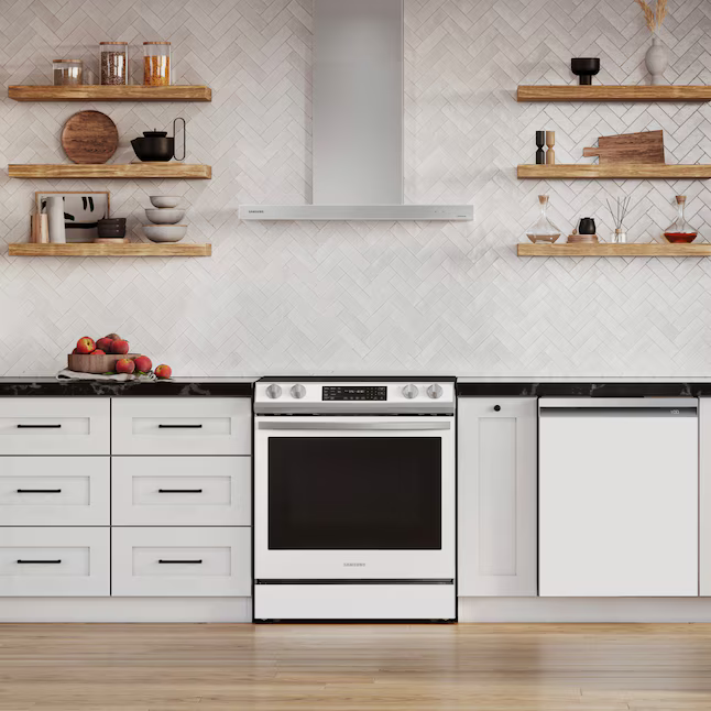 Samsung Bespoke 36-in Convertible 390-CFM Gray Wall-Mounted Range Hood with Charcoal Filter, NK36CB600WCG/AA *JR2508, Retail: $1,149.00, FINAL PRICE: $649.99 + TAX
