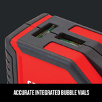 CRAFTSMAN Red 15-ft Indoor Line Beam Line Generator Laser Level (Accessories Included) CMHT77634, MSRP: $22.00 [FB054] - FINAL: