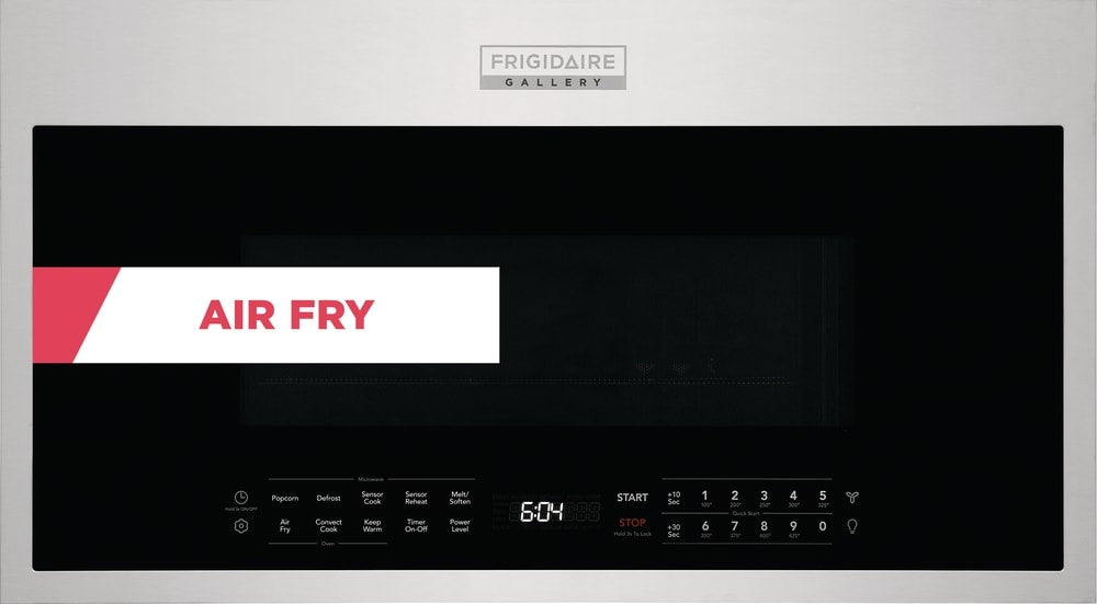 Frigidaire Gallery 1.9-cu ft Air Fry Over-the-Range Convection Microwave with Sensor Cooking (Fingerprint Resistant Stainless Steel)