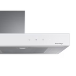 Samsung Bespoke 30-in Convertible 390-CFM White Glass Wall-Mounted Range Hood with Charcoal Filter, NK30CB600W12 *JR2511, Retail: $1,049.00, FINAL PRICE: $429.99 + TAX