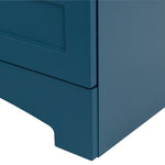 Diamond NOW Cassidy 48-in Admiral Blue Single Sink Bathroom Vanity with White Cultured Marble Top (Fully Assembled)