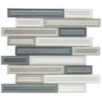 **PER PC** Artistry Stardust 12x13 Linear Mosaic, SF170155, 10 pcs, 9.4sf, 36 lbs, FINAL PRICE: $3.99/pc, $39.90/bx + Tax