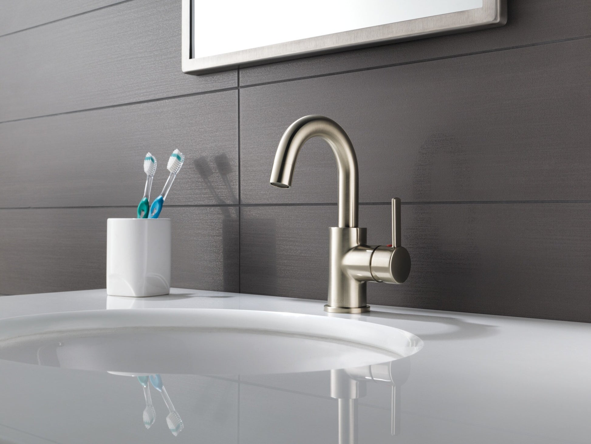Peerless PRECEPT Single Handle Centerset Bathroom Faucet in Brushed Nickel, P191102LF-BN, MRSP: $357, FINAL PRICE: $ + TAX