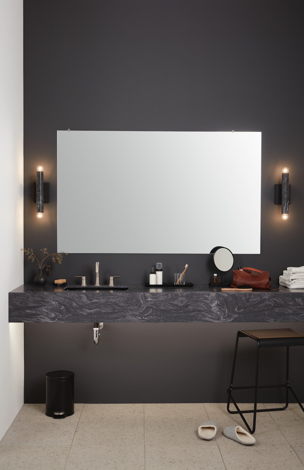 Flute  Single Two Handle Widespread Lavatory Faucet