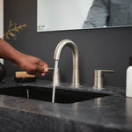 Flute  Single Two Handle Widespread Lavatory Faucet