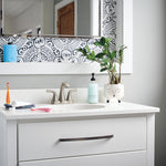 Peerless Parkwood Two Handle Centerset Lavatory Faucet in Brushed Nickel