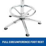 Kobalt Blue/chrome Casual Dining Room Set with Round Table ( Seats 2 )