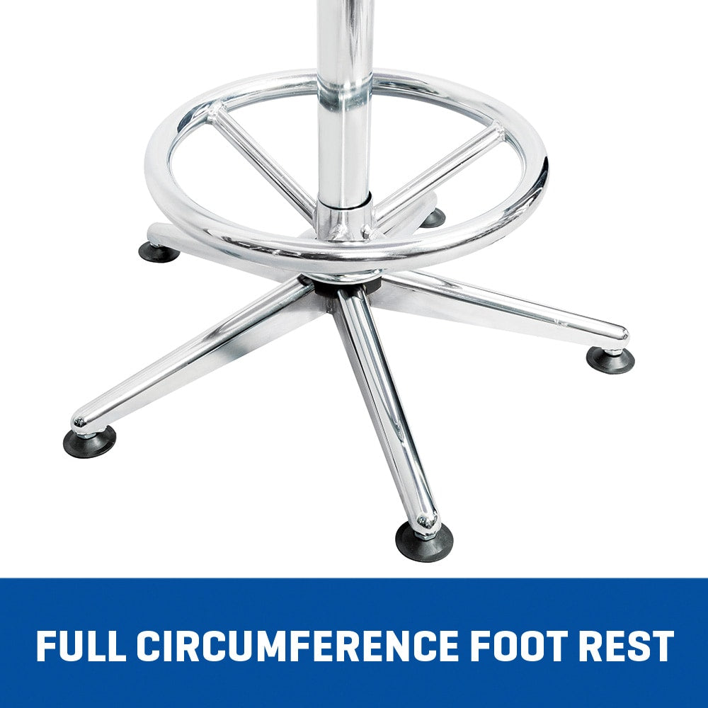 Kobalt Blue/chrome Casual Dining Room Set with Round Table ( Seats 2 )