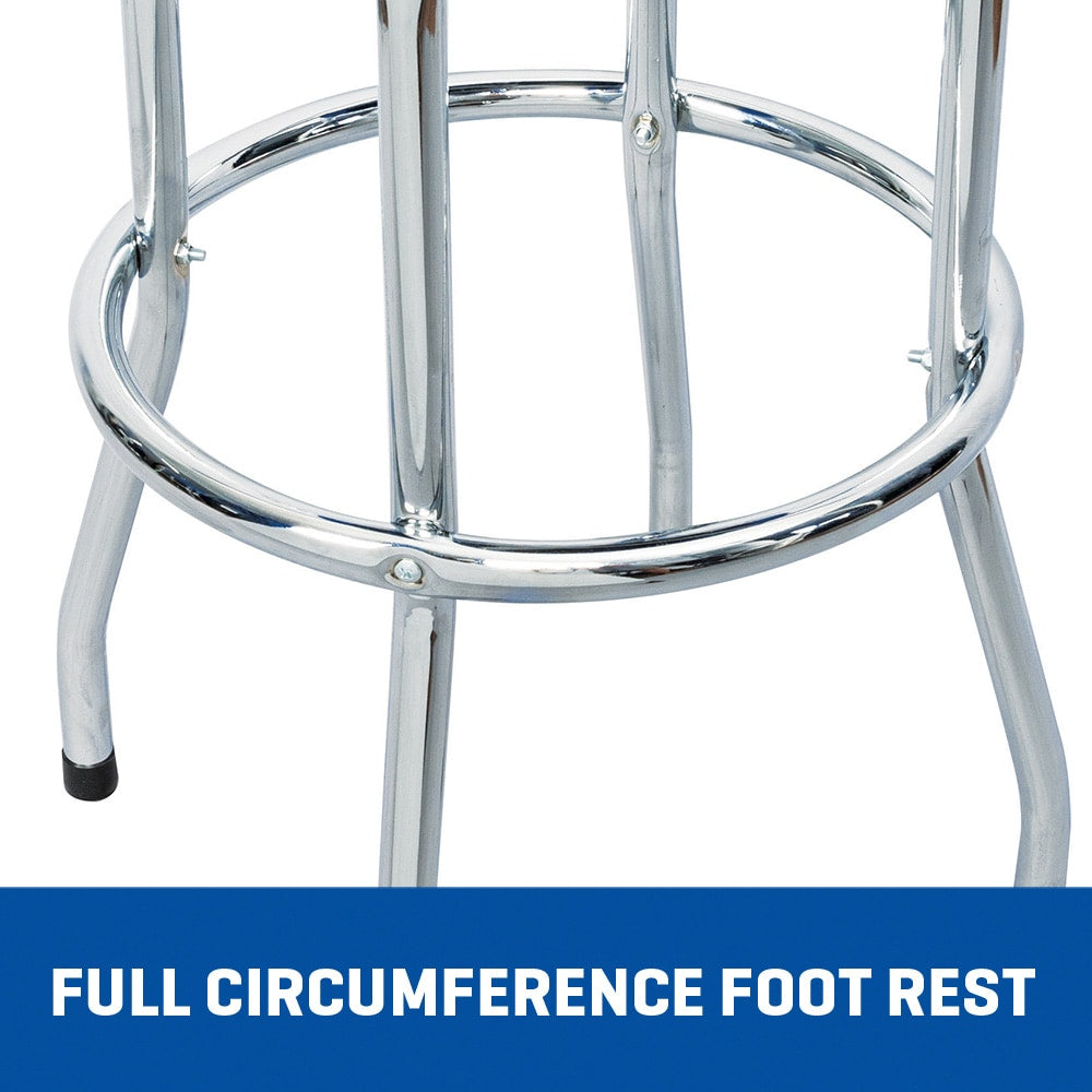 Kobalt Blue/chrome Casual Dining Room Set with Round Table ( Seats 2 )