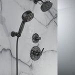 Delta 7-Setting Wall Mount Hand Shower with Cleaning Spray in Matte Black, 55884-BL, MRSP: $385, FINAL PRICE: $ + TAX