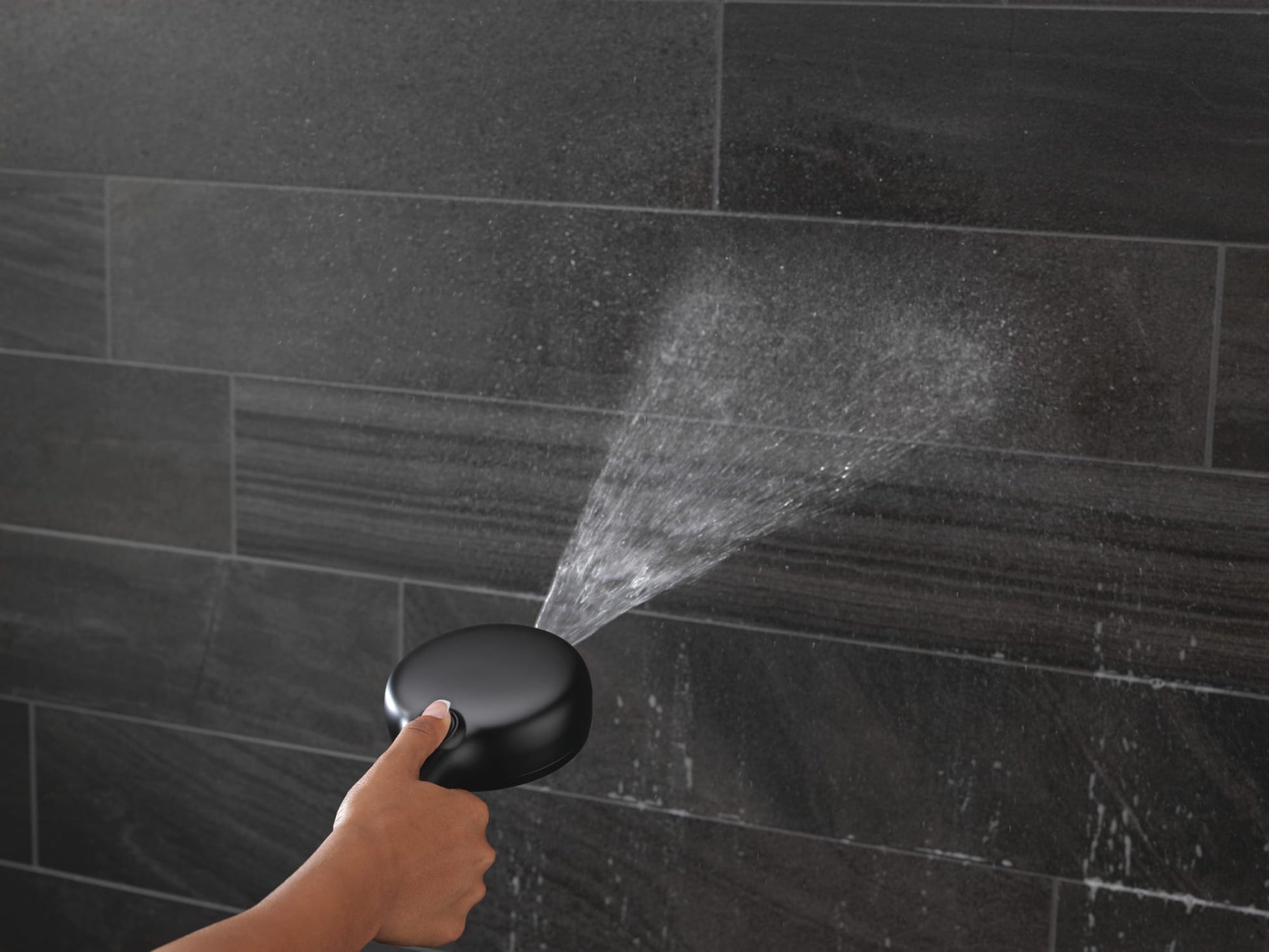 Delta 7-Setting Wall Mount Hand Shower with Cleaning Spray in Matte Black, 55884-BL, MRSP: $385, FINAL PRICE: $ + TAX