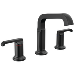 Delta Tetra Two Handle Widespread Bathroom Faucet in Matte Black, 35589-BL-DST, MRSP: $549, FINAL PRICE: $279.99 + TAX