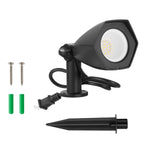 Harbor Breeze 550 -Lumens 5.3 -Watt Black Line voltage Soft White Plug-in LED Flood light, RETAIL: $12.98, FINAL PRICE: $6.99 + TAX