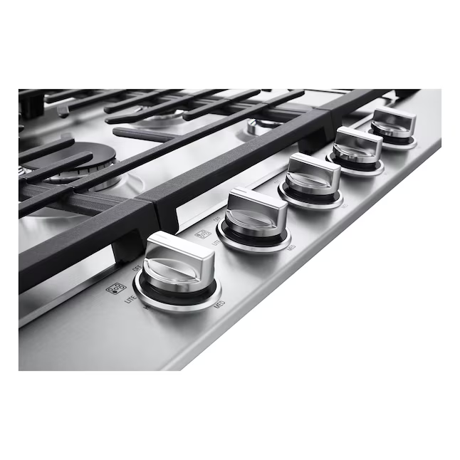 LG 36-in 5 burners Stainless Steel Gas Cooktop, CBGJ3623S *JR2510, Retail: $1,249.00, FINAL PRICE: $699.99 + TAX