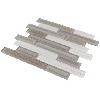 **PER PC** Artistry Champagne 12x13 Linear Mosaic, SF170152, 9.4sf, 10pcs, 36 lbs, FINAL PRICE: $3.99/pc, $39.90/bx + Tax