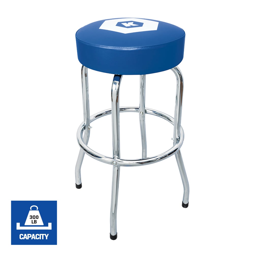 Kobalt Blue/chrome Casual Dining Room Set with Round Table ( Seats 2 )