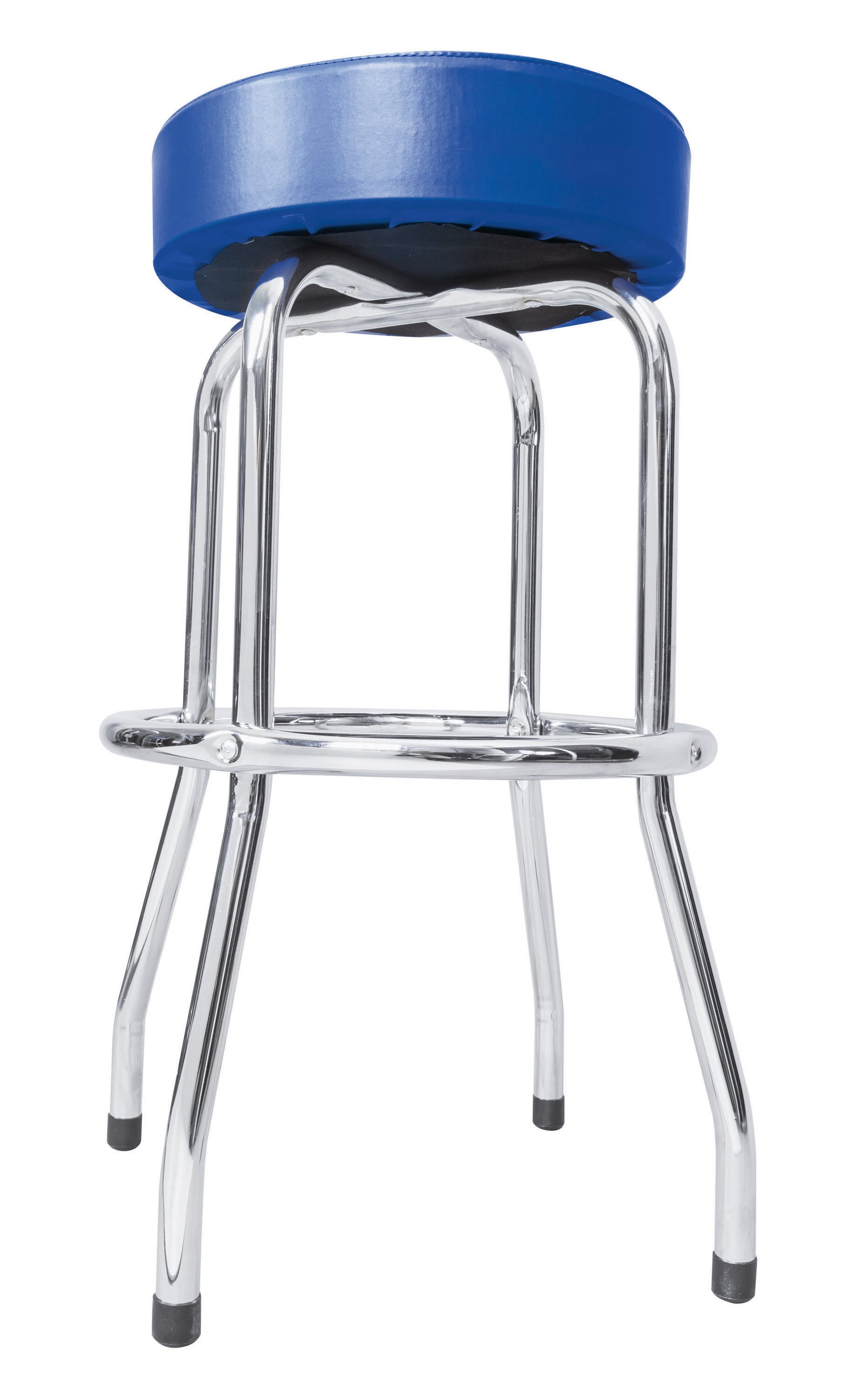 Kobalt Blue/chrome Casual Dining Room Set with Round Table ( Seats 2 )