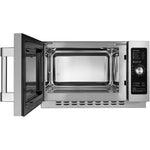 Midea 1.2 cu. ft. 1000-Watt Commercial Counter Top Microwave Oven in Stainless Steel Interior and Exterior