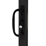 RELIABILT 70-in x 80-in x 4-9/16-in Jamb Black Vinyl Left-hand Sliding Patio Door with Low-E argon Glass with Blinds Item, 719801246431312DR, FINAL PRICE: $899.99