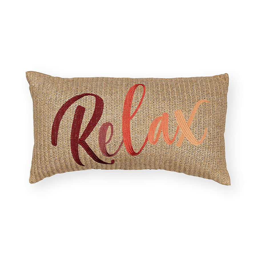 allen + roth Graphic Print Re;Ax Rectangular Lumbar Pillow, 04918031   5466097 *HD2409, Retail: $24.98, FINAL PRICE: $11.99 + TAX